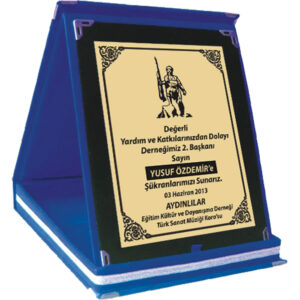 Albüm Plaket Lacivert 12x16