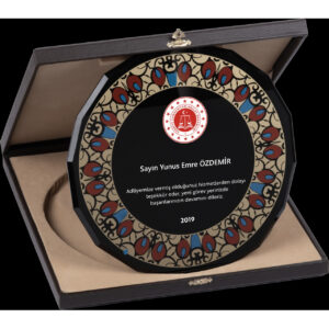 Tabak Kristal Plaket 6