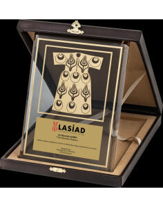 Altın Yaldız Kristal Plaket 1