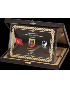 Altın Yaldız Kristal Plaket 10