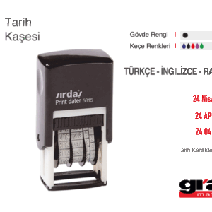 Sırdaş Print Dater 5815 Tarih Kaşesi